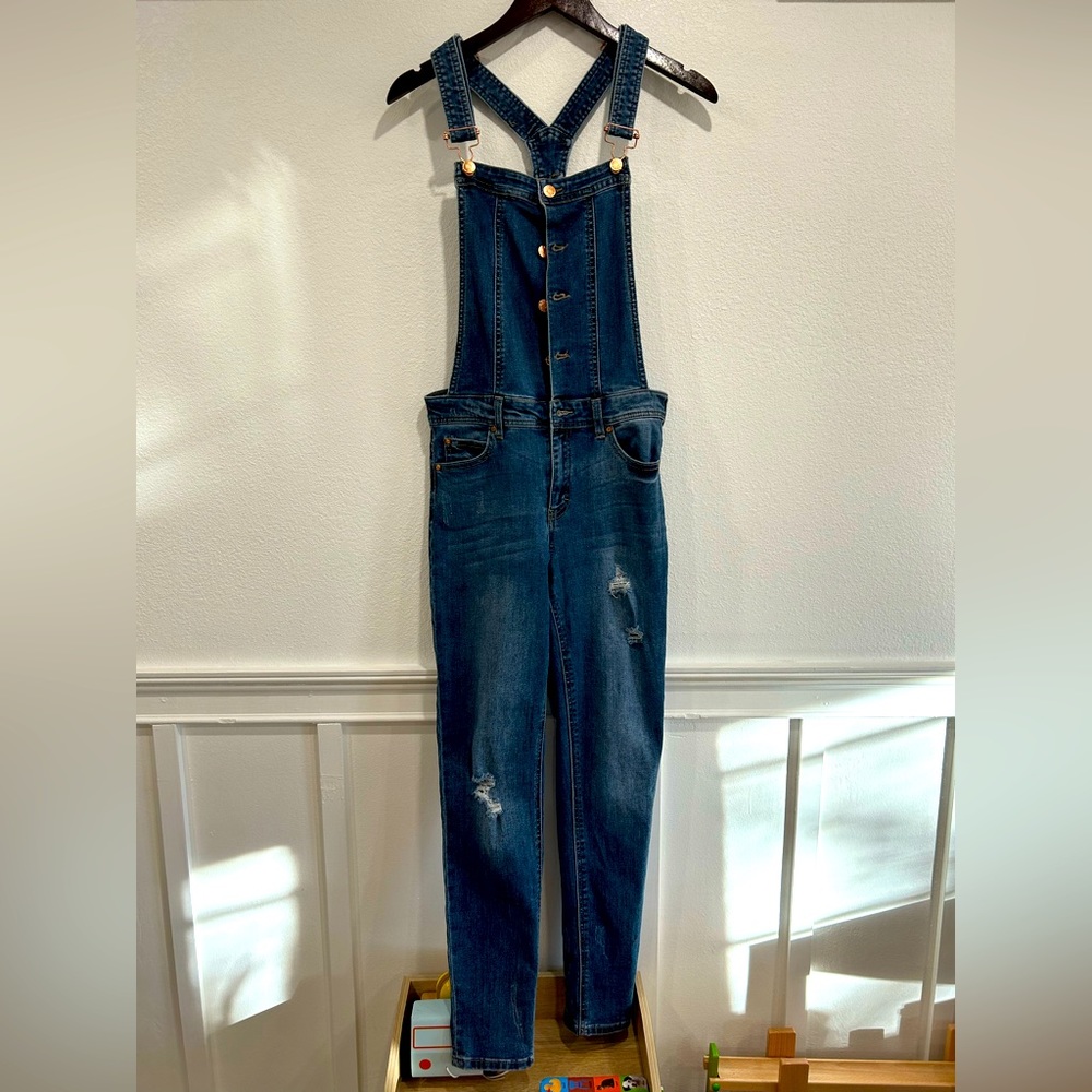 Denim Overalls